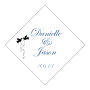 Doves Diamond Wedding Label